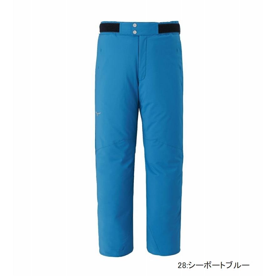 ミズノ スキーウエア 2023 2024 MIZUNO DEMO SOLID SKI PANTS Z2MFA321 28シーボブルー メンズ レディース パンツ｜ams-doing｜02