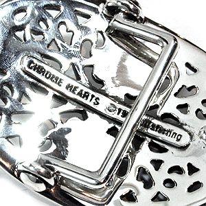 クロムハーツ Chrome Hearts  クラッシックオーバルクロス バックル＆ホースシューリベット ベルト 1.5インチ幅｜ams-la｜05