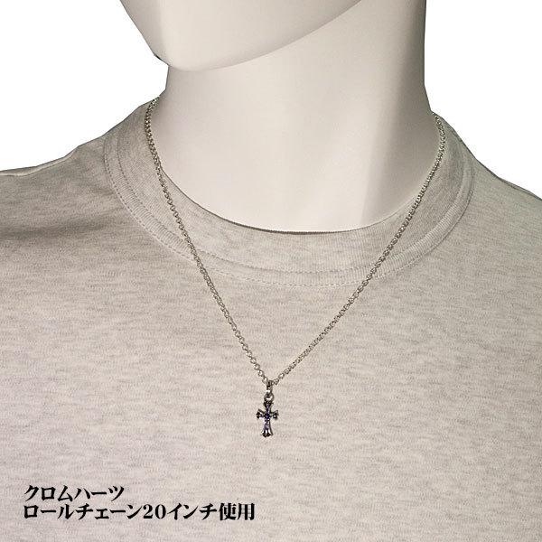 クロムハーツ Chrome Hearts  ペンダント ベイビー ファット チャーム PAVE ブルーサファイアズ｜ams-la｜08