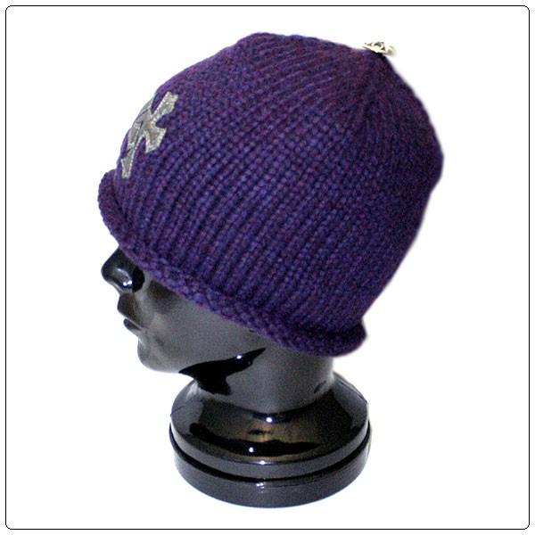 クロムハーツ全商品 ５倍ポイント開催中 クロムハーツ Chrome Hearts カシミア ビーニーキャップ パープル セメタリークロス レザーパッチ Ch35cpcemecsmr Ams Online Store 通販 Yahoo ショッピング