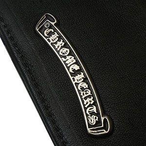 クロムハーツ 財布 Chrome Hearts  カードケース ダブルサイドブラック ヘビーレザーウォレット｜ams-la｜06