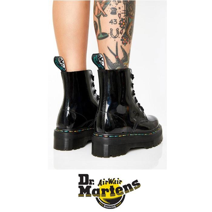 molly rainbow patent dr martens