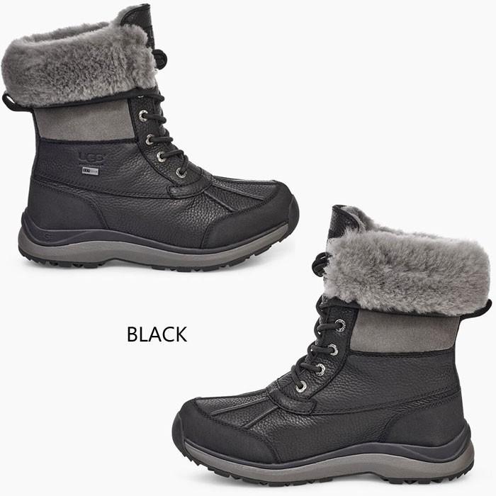 UGG アグ ADIRONDACK BOOT III アディロンダック スノーブーツ 防水 撥水 ブーツ ボア レディース ブラック グレー