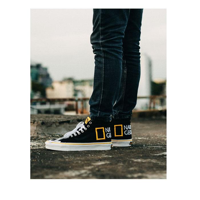 Vans X National Geographic Sk8-Hi Reissue 138 バンズ ナショナルジオグラフィック コラボ スニーカー  スケートハイ ユニセックス US正規品 送料無料 US直輸入