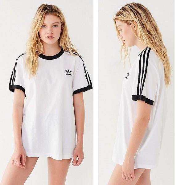 adidas originals 3 stripes ringer tee