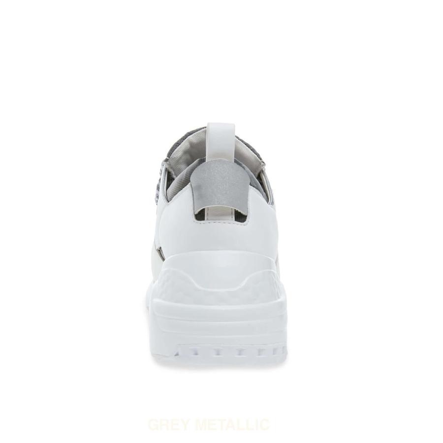 Steve Madden Cliff スティーブマデン グレー シルバー メタリック 厚底 スニーカー ハイテクスニーカー レディース 正規品 送料無料 Us直輸入 Greg024 Stevamadden Cliffsneaker Greymetallic Ams Closet 通販 Yahoo ショッピング