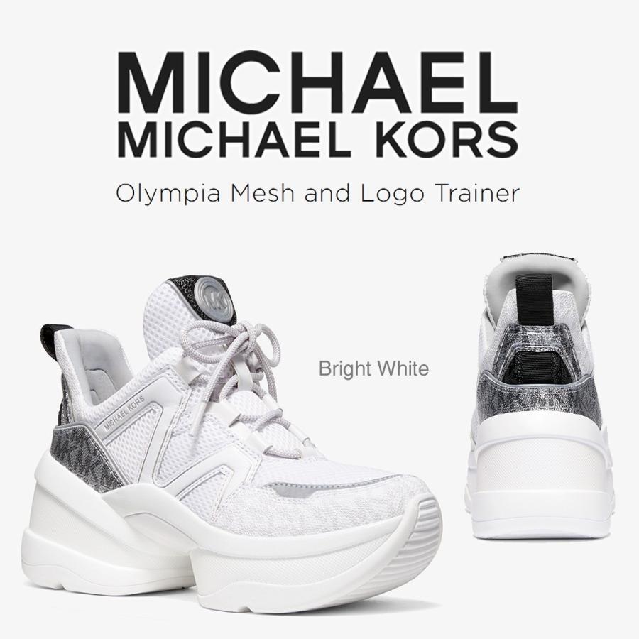 MICHAEL KORS マイケルコース Olympia Mesh and Logo Trainer オリンピア　 ボリュームスニーカー　ロゴ　 メッシュ　43S9OLFS3D　正規品　送料無料 :greg1103mk-olympia-trainer-sneaker-43s9olfs3d:ams  