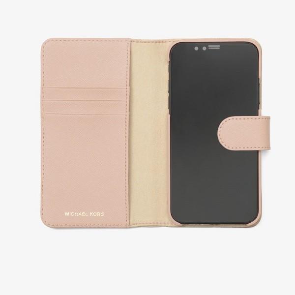 Michael Michael Kors Folio Iphone X Case マイケルコース レザー フォリオ アイフォンケース X アイフォンテン 手帳型 黒 ピンク 正規品 送料無料 Us直輸入 Maern57mk Iphonex Saffinoleather Ams Closet 通販 Yahoo ショッピング