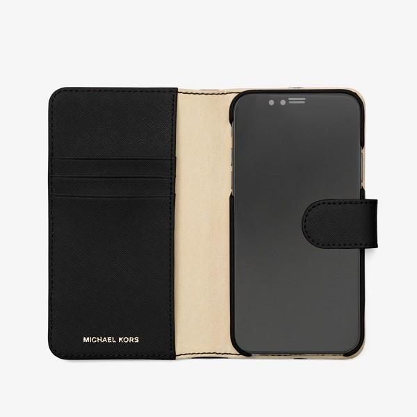 Michael Michael Kors Folio Iphone X Case マイケルコース レザー フォリオ アイフォンケース X アイフォンテン 手帳型 黒 ピンク 正規品 送料無料 Us直輸入 Maern57mk Iphonex Saffinoleather Ams Closet 通販 Yahoo ショッピング