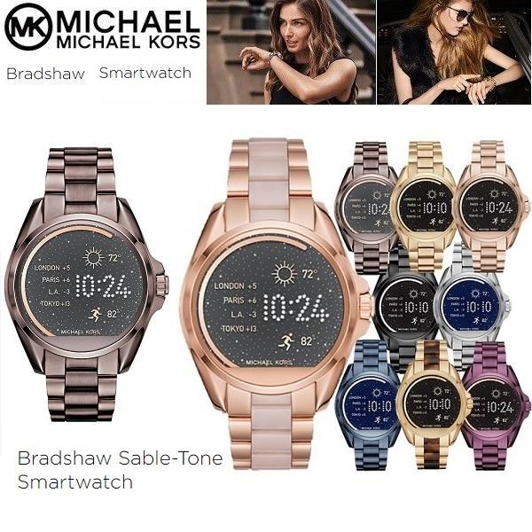 Michael Kors Bradshaw Smartwatch ãã¤ã±ã«ã³ã¼ã¹ ãã©ããã·ã§ã¼ ã¹ãã¼ãã¦ã©ãã ã»ã¼ãã« Sable æè¨ æ£è¦å :MRK-MK-bradshaw