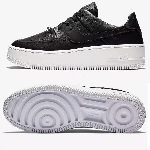 Nike ナイキ Air Force1 Sage Low エアフォース１ 厚底 レディース スニーカー レザー ブラック 黒 靴 Us正規品 送料無料 Us直輸入 Mrk Nike Af1 Sage Low Black Ams Closet 通販 Yahoo ショッピング