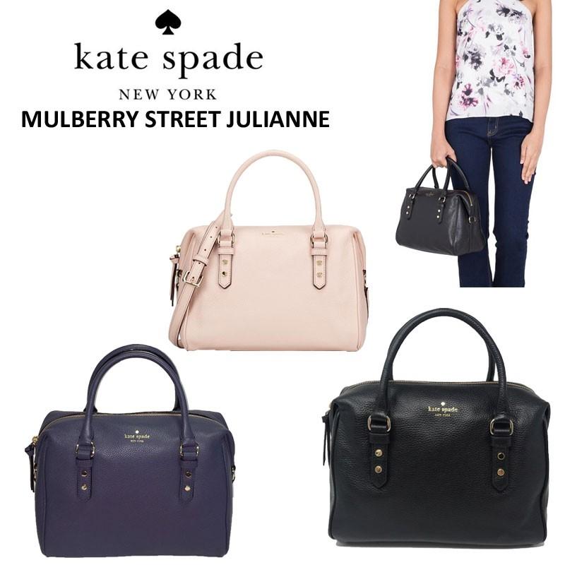 ケイトスペード Kate Spade New York Julianne Mulberry Street ボストンバッグ ピンク ネイビー 黒  WKRU4411 正規品 送料無料 US直輸入 :OTLT-KS-Julianne:ams closet - 通販 - Yahoo!ショッピング