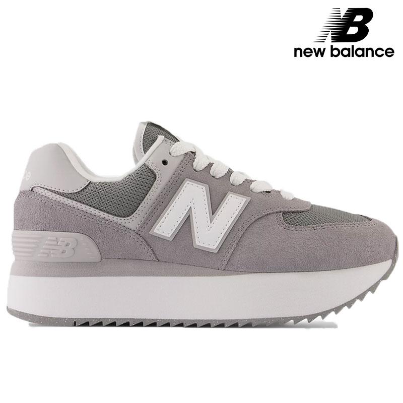 ニューバランス New Balance 574 + プラットファーム 厚底 スニーカー