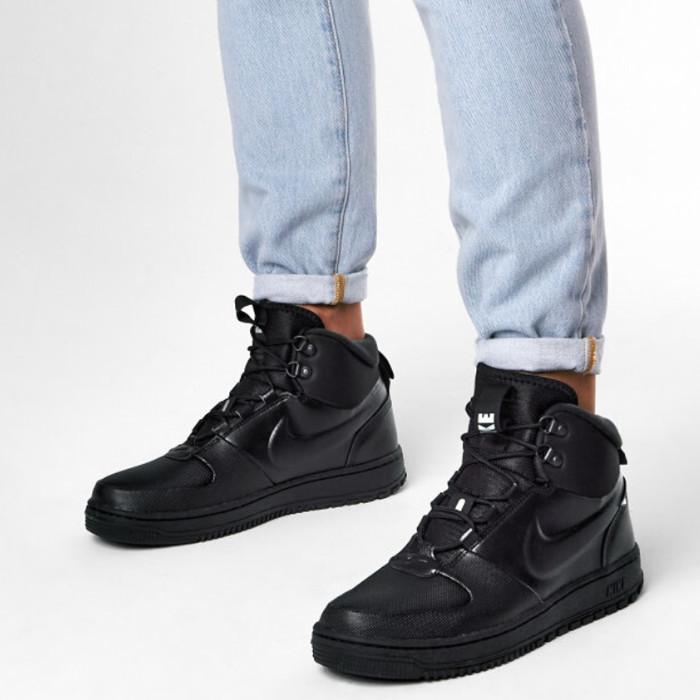 再入荷！NIKE Path Winter ナイキ パス ウィンター オールブラック ハイカット スニーカー メンズ エンボス加工 BQ4223-001 靴 US正規品 送料無料 US直輸入 Path ウィンター メンズ