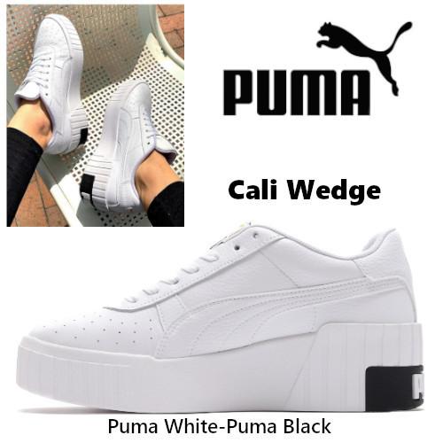 再入荷 Puma Cali Wedge プーマ カリ ウェッジ レザー ホワイト 厚底 レディース スニーカー 靴 03 Us正規品 送料無料 Us直輸入 Tmk396puma Cali Wedge Whbk Ams Closet 通販 Yahoo ショッピング