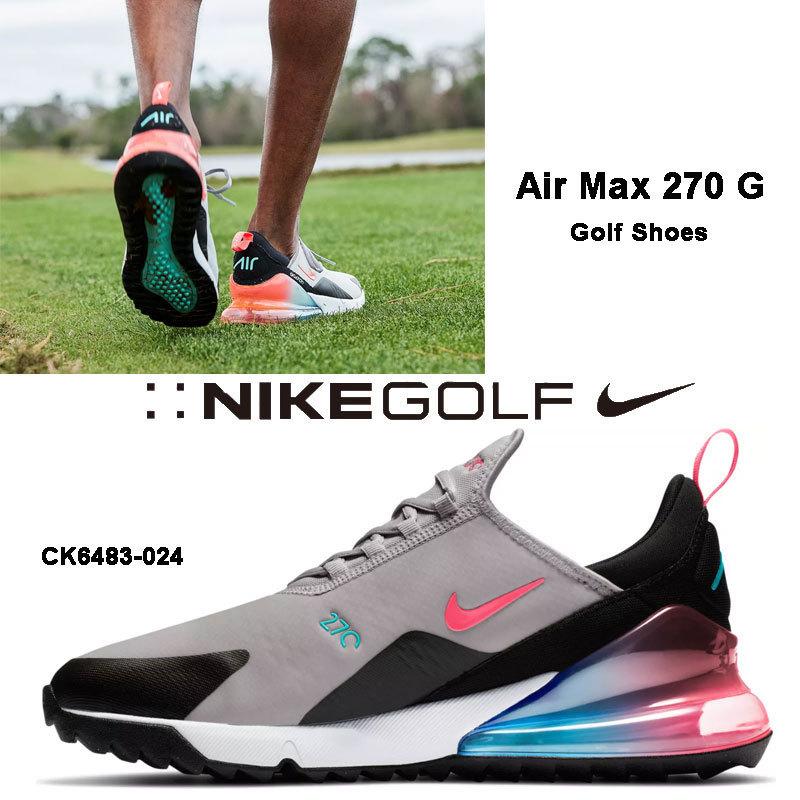 ナイキ NIKE Air Max 270 G エアマックス270 メンズ ゴルフシューズ スパイクレス ナイキゴルフ グレー 靴 CK6483-024  送料込み US正規品 US直輸入 :tmk601NIKE-Airmax270-golf-gry:ams closet - 通販 - 