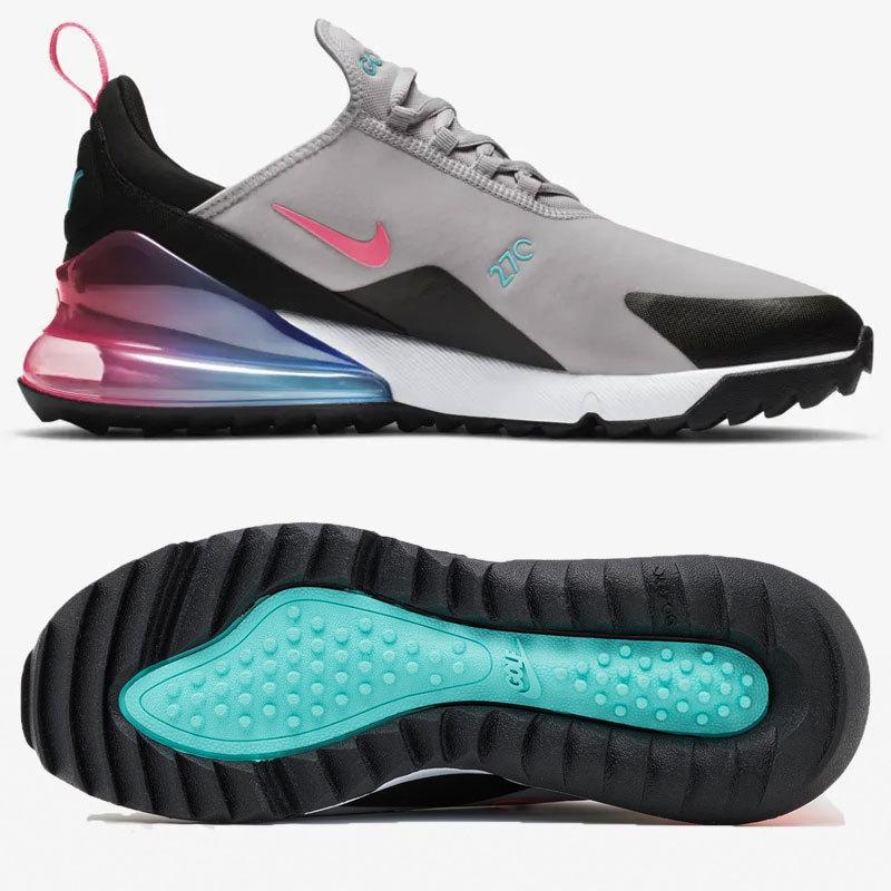 ナイキ NIKE Air Max 270 G エアマックス270 メンズ ゴルフシューズ スパイクレス ナイキゴルフ グレー 靴 CK6483-024  送料込み US正規品 US直輸入