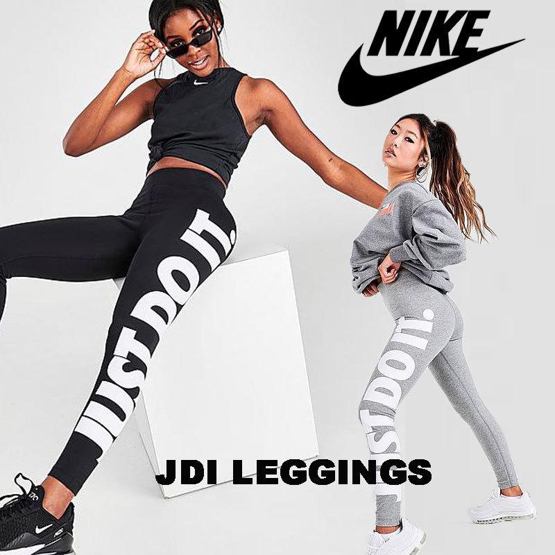 ナイキ Nike SPORTSWEAR JDI LEGGINGS レディース レギンス レギパン スポーツ ブラック グレー ロゴ スパッツ CZ8534-010 US正規品 送料無料 US直輸入 :tmk616NIKE-Sportswear-JDI-leggings-wmes:ams closet 通販 NIKE レギンス