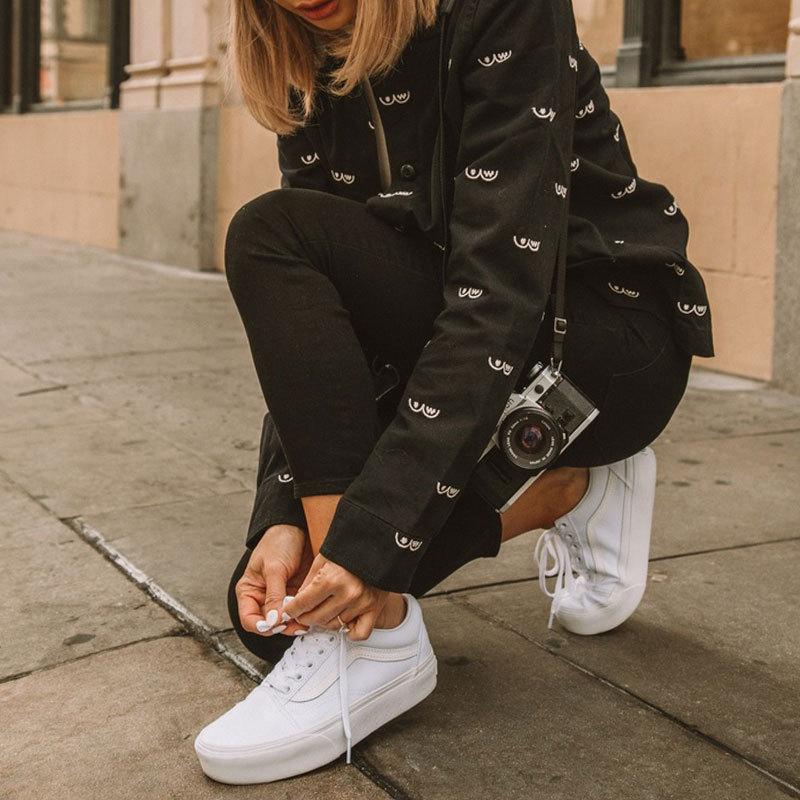 Vans Old Skool Platform バンズ オールドスクール プラットフォーム スニーカー 厚底 オールホワイト 靴 ユニセックス Us正規品 送料無料 Us直輸入 Tmk6vans Oldskool Polatform Wh Ams Closet 通販 Yahoo ショッピング