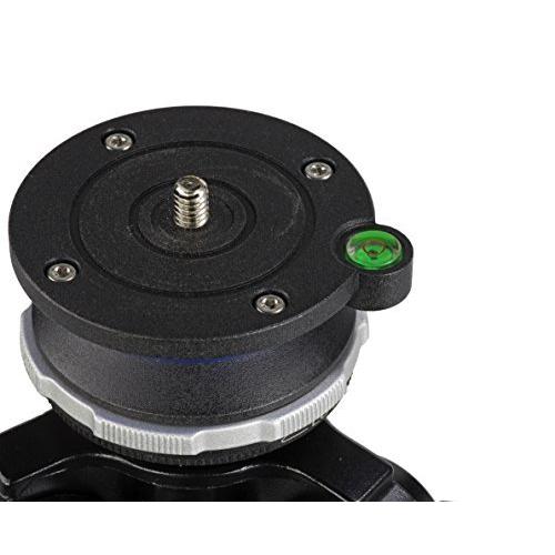 SLIK 三脚・雲台アクセサリー レベリングユニット2 水平微調整用 206713     商品情報    雲台と三脚の間に取り付け、水平出しを簡単に行うことができます。水平のまま雲台を回転したい、動画撮影の必需品。ロックの位置を選ばない回転式のロックを採用。調整角度は15(± Q1075750494(9565円)