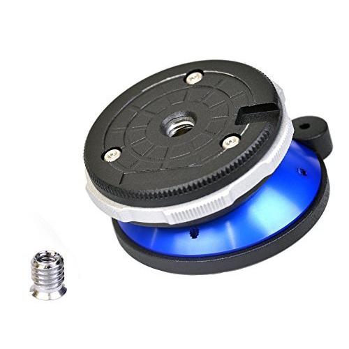 SLIK 三脚・雲台アクセサリー レベリングユニット2 水平微調整用 206713     商品情報    雲台と三脚の間に取り付け、水平出しを簡単に行うことができます。水平のまま雲台を回転したい、動画撮影の必需品。ロックの位置を選ばない回転式のロックを採用。調整角度は15(± Q1075750494(9565円)