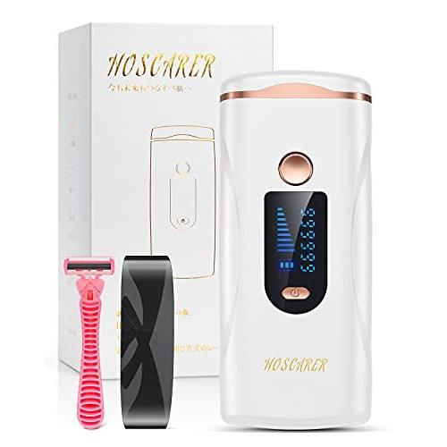 見事な 脱毛器 HOSCARER 九段階調節 IPL光 美容器 髭 VIO対応 光エステ ...