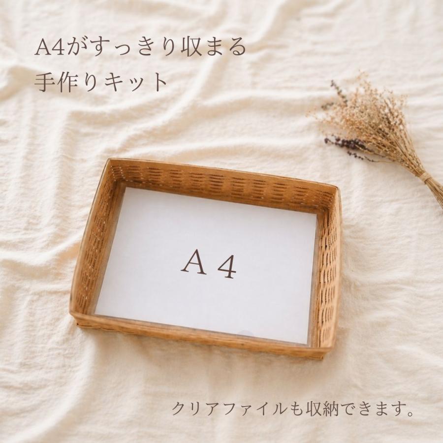 A4トレイ 紙バンドキット 【3千円以上で送料無料】エコ クラフトバンド