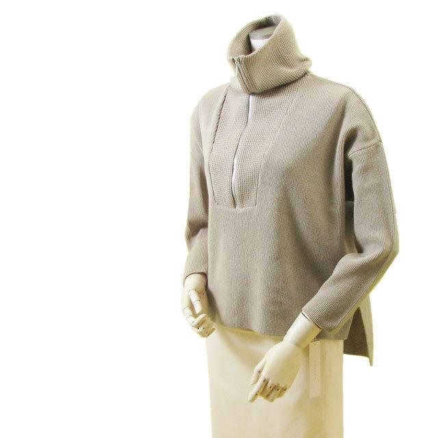 訳あり ハーフジップハイネックニット 日本製 セーター 売れ筋商品|||レディース トップス