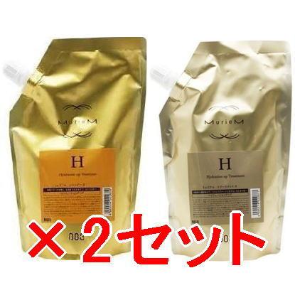 ナンバースリー 003 ミュリアム ゴールド ミュリアム シャンプー H 500ml&トリートメント H 500g 詰替え 2セット 4985514022679 ナンバースリー 003 ミュリアム ゴールド シャンプー H 500ml&