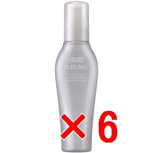 資生堂 シセイドウ ／ サブリミック／ アデノバイタル ボリュームセラム  125ml【6個】抜け毛 薄毛 スカルプ 資生堂 シセイドウ ／ サブリミック／ アデノバイタル ボリューム