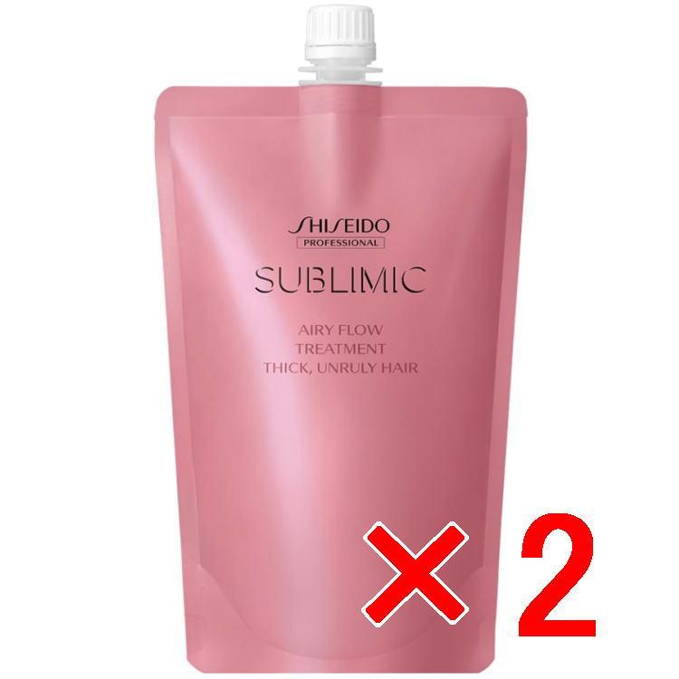 資生堂 シセイドウ ／ サブリミック／ エアリーフロー トリートメント (THICK, UNRULY HAIR) (太くまとまらない髪)  450g リフィル【3個セット】 資生堂 シセイドウ ／ サブリミック／ エアリーフロー トリートメント