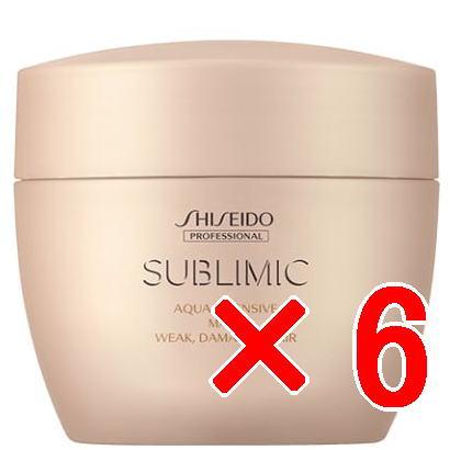 資生堂 シセイドウ ／ サブリミック／ アクアインテンシブ マスク Ｗ：弱った髪用  200g【6個セット】 資生堂 シセイドウ ／ サブリミック／ アクアインテンシブ マスク W