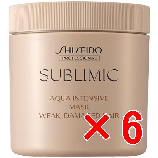 資生堂 シセイドウ ／ サブリミック／ アクアインテンシブ マスク Ｗ：弱った髪用  680g【6個セット】 資生堂 シセイドウ ／ サブリミック／ アクアインテンシブ マスク W