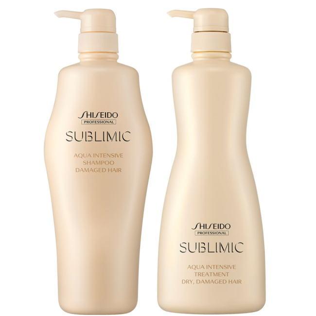 資生堂 シセイドウ ／ サブリミック／ アクアインテンシブ シャンプー  1000ml ＆ トリートメントD1000g【セット】 資生堂 シセイドウ ／ サブリミック／ アクアインテンシブ シャンプー