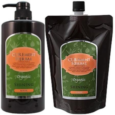 送料無料 パイモア π more ／ キュアメントハーバル シャイニングマスク 1000g＆ 500ml詰替?3セット 送料無料 パイモア π more ／ キュアメントハーバル シャイニング