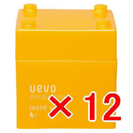 送料無料 デミコスメティックス ／ ウェーボ デザインキューブ ／ ラウンドワックス 80g 12個 ?ワックス 送料無料 デミコスメティックス ／ ウェーボ デザインキューブ