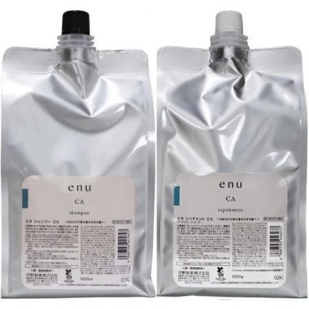中野製薬 ENU CAシャンプー &トリートメントセット1500ml 詰め替え用 ナカノ エヌ シャンプー CA 1500ml ＆ リペアメント 1500g 詰替セット