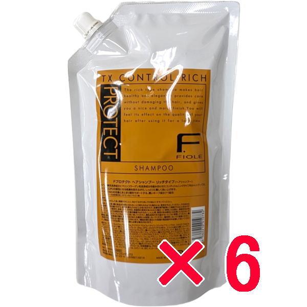 フィヨーレ FIOLE Fプロテクト リッチ シャンプー1000ml  リフィル【6個】 フィヨーレ FIOLE Fプロテクト リッチ シャンプー1000ml リフィル【6個