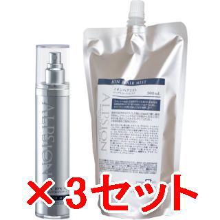 ★【送料無料】 アルピジョン  ALPSION ／ イオンヘアミスト  140ml  ＆ 500ml詰替え　3セット 送料無料 アルピジョン ALPSION ／ イオンヘアミスト 140ml ＆ 500ml詰