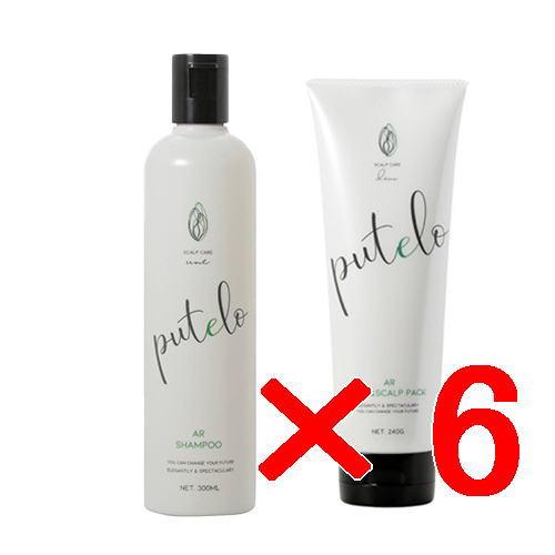 プテロ putelo AR シャンプー 300ml + ヘア＆スカルプパック 240g 6