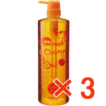 サニープレイス ナノクレンジング シャンプー 1000ml オレンジ 3個
