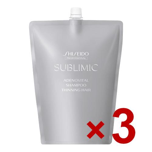 資生堂アデノバイタルSUBLIMIC シャンプー 500ml＆詰替1800ml 資生堂 ／ サブリミック／ アデノバイタル シャンプー 1800ml レフィル