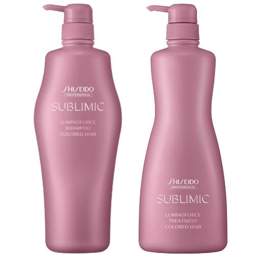 資生堂 シセイドウ / サブリミック/ ルミノフォース シャンプー 1000ml & トリートメント 1000g セット / 抜け毛 薄毛 スカルプ サロン専売品 スカルプケア 資生堂 シセイドウ / サブリミック/ ルミノフォース シャンプー 1000ml