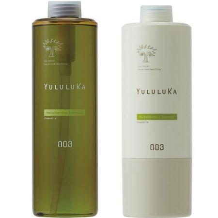 ♡ユルルカ♡ハーバルスキャルプウォッシュ660mlとトリートメント620gセット ナンバースリー 003 ユルルカ ハーバル スキャルプウォッシュ 660ml