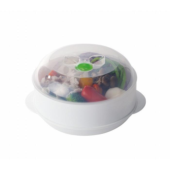 簡単便利レンジde2段スチーマー レンジ専用蒸し器 キッチン 電子