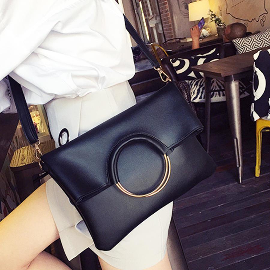 ショルダー＆ハンドトートバッグ 韓国 ファッション レディース 2way 