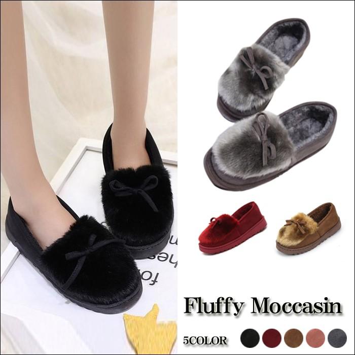ふわふわモカシン 韓国 ファッション レディース ふんわり かわいい あったか 履き心地 A W Vl 5309 Vl 5309 Amulet Shop 通販 Yahoo ショッピング