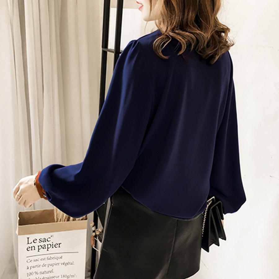 シフォンブラウス おしゃれ シフォン 切り替えシャツブラウス レディース Vl 5492 Amulet Shop 通販 Yahoo ショッピング