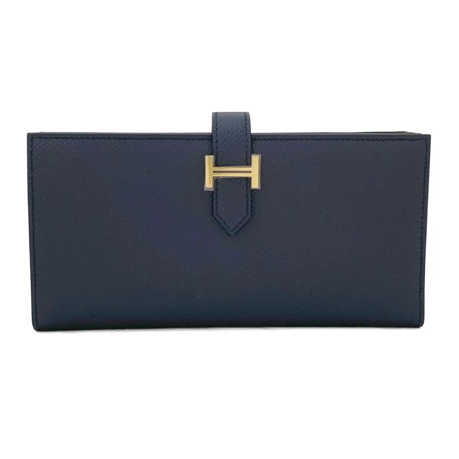 新品 ☆B刻印 2023年製☆ エルメス HERMES 長財布 二つ折り 財布 