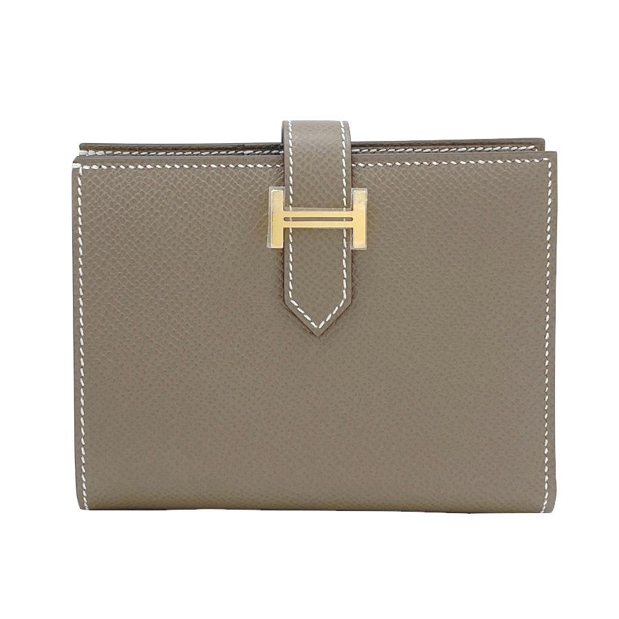 新品】W刻印（2024年製造）エルメス HERMES 財布 ベアンコンパクト 